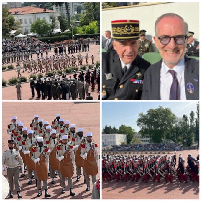 Le <a href="/MEDEF_Sud/">Mouvement des Entreprises de France Sud</a> présent à la commémoration du 159e anniversaire du combat de #Camerone à Aubagne, siège du commandement de la <a href="/LegionEtrangere/">Légion étrangère</a>. #engagement  <a href="/fabricegreffet/">Fabrice GREFFET</a>