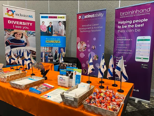 NSInclusiveWork's tweet photo. Member in the News @halifaxchamber 
Fabulous Day 1 of the Halifax Hospitality Hiring Fair with @InclusionNS @DistinctAbility @RWAworks 

Loads of job seekers in attendance.  We made multiple introductions to employers, met many great people. https://t.co/36QC6un2HO