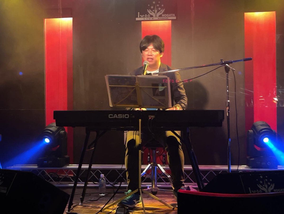 himawa_rhythm_e's tweet photo. 今日は、勝田さんとりんごさんのライブを観に、Iwoo野方行ってきたー。
お二人のライブは、めっちゃ楽しくって元気もらえる。
#lwoo #弾き語り https://t.co/KfOebyhrEo
