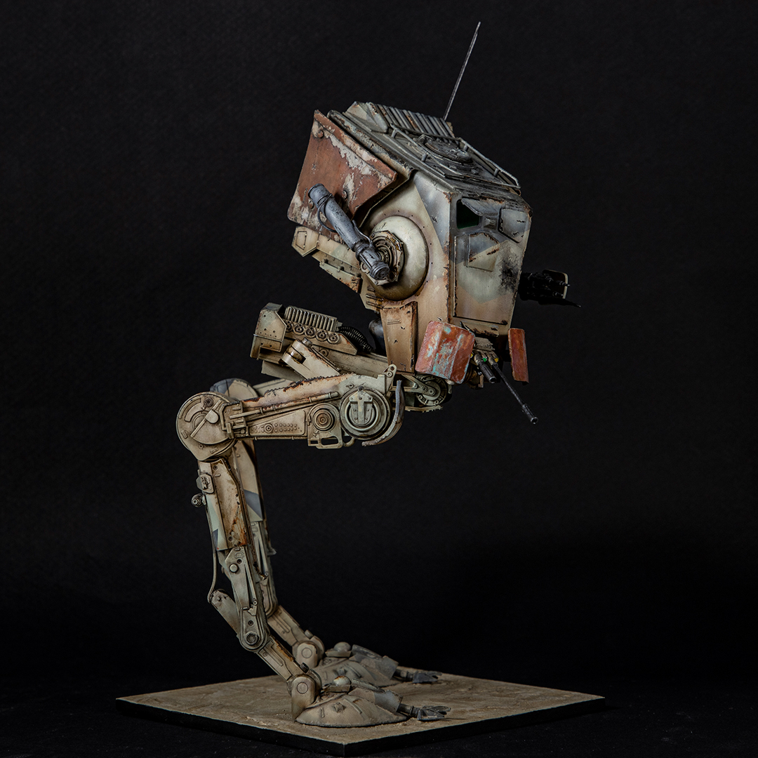 Fbrothersdesign's tweet photo. Star Wars AT-ST (All Terrain Scout Transport) model - finally finished conversion of @BandaiHobbyUS. Painted with @vallejocolors using @harderairbrush Infinity CR Plus
See this Instagram photo by @ https://t.co/Q0NouVzqzJ https://t.co/JXlsHvPhbO
