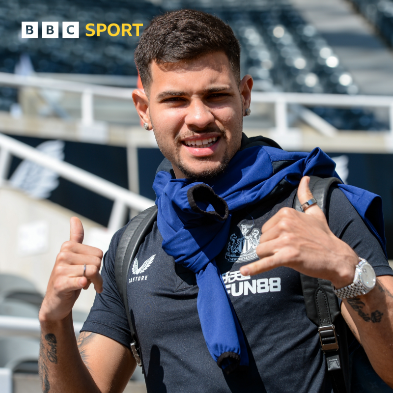 BBCSport's tweet photo. 20 minutes to go until K.O. ⚽️

Could this man cause trouble for Liverpool today? 

Let's have your match predictions in! Tweet us at #BBCFootball 💬

📲 Listen to commentary on @BBCSounds from 12:30 BST

Follow live👇 | #NEWLIV