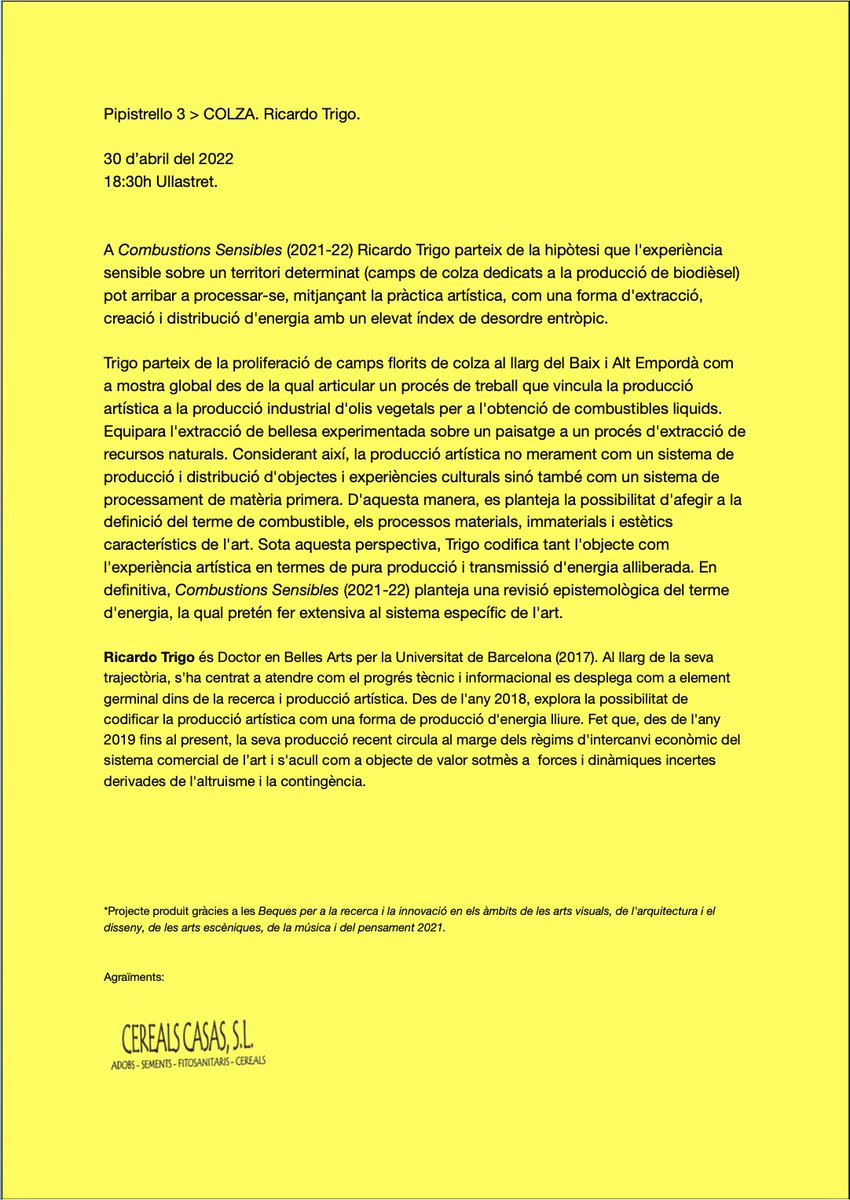 AVUI #pipistrello pipistrello.hotglue.me amb <a href="/softwarelive/">Ricardo Trigo</a>