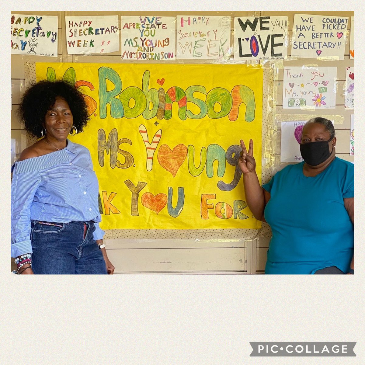 We celebrated Administrative Professionals week at Carrie P. Meek/Westview K8. We understand the importance of showing others how much we appreciate them.  Ms. Robinson and Ms. Young were excited and grateful. <a href="/SuptDotres/">Jose L. Dotres, Ed.D.</a> <a href="/MDCPS/">Miami-Dade Schools</a> <a href="/MjLewis13/">Michael A. Lewis, Ed.D.</a>  <a href="/CPMWestviewK8/">CPM/Westview K-8 Center</a> <a href="/MDCPSCentral/">Central Region</a> #grateful