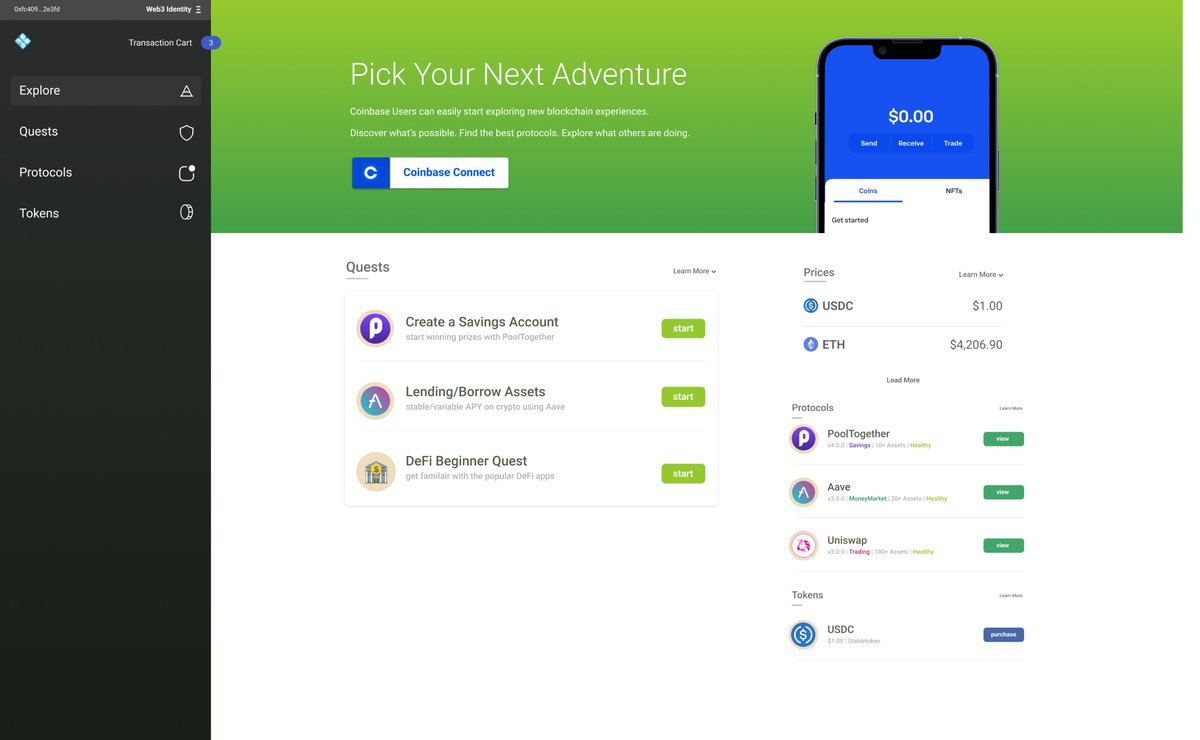 multichain transaction recommendation engine
i.e. web3 shopping cart ⛓️🛒💳

what could that look like? #whatspossible