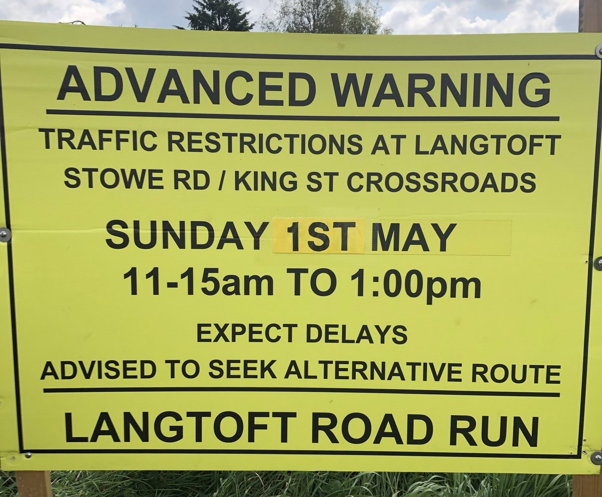 PLEASE NOTE: If you’re planning to use King Street between Baston, Langtoft and West Deeping on Sunday, you may experience some delays while our 10k is on. Please be patient and respectful of our crossing marshals. Thank you.