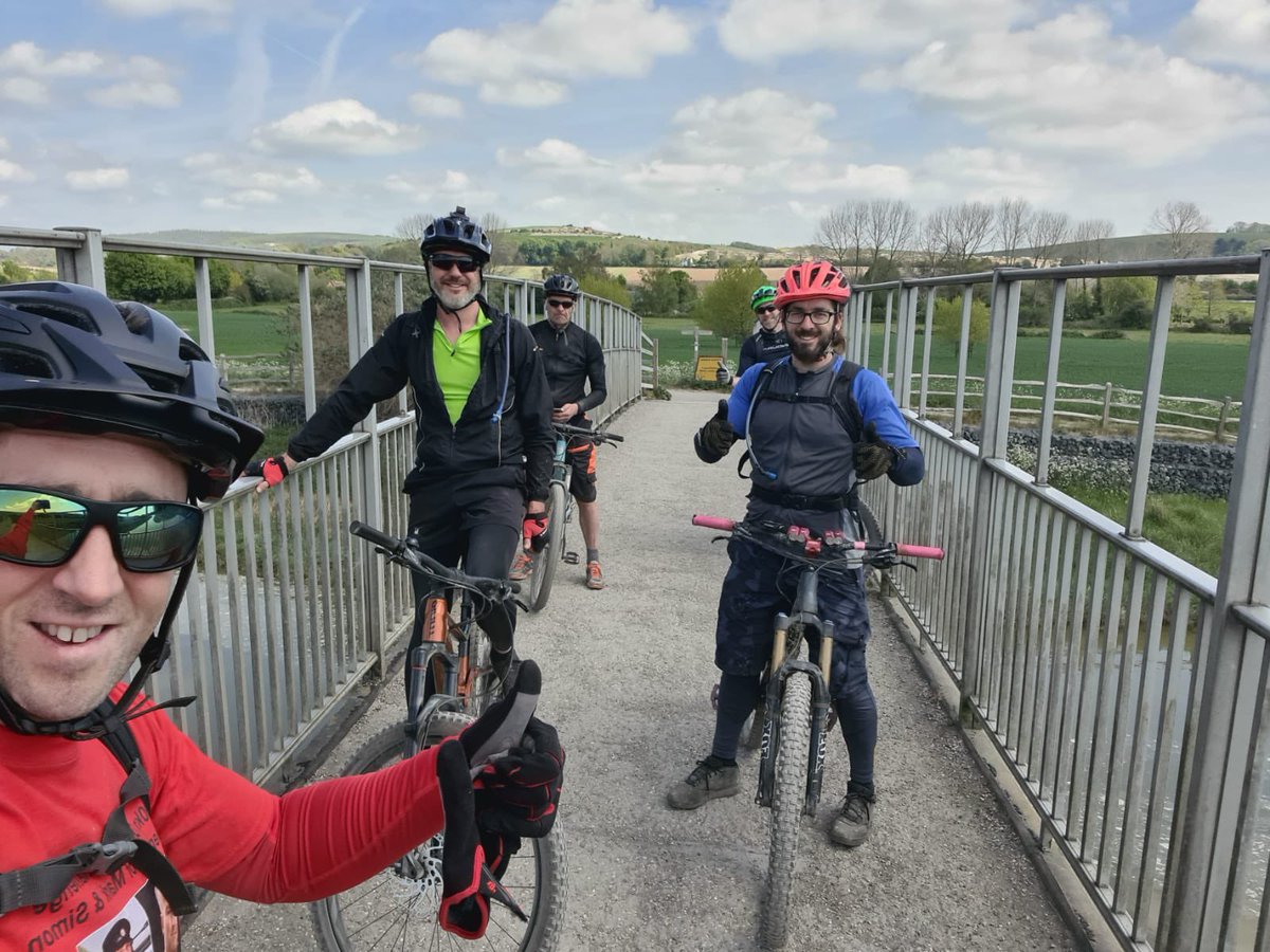 They have completed the Downs link and have joined the South Downs Way heading up Truly Hill. 

Next stop: Devils Dyke 🚴🏼‍♂️