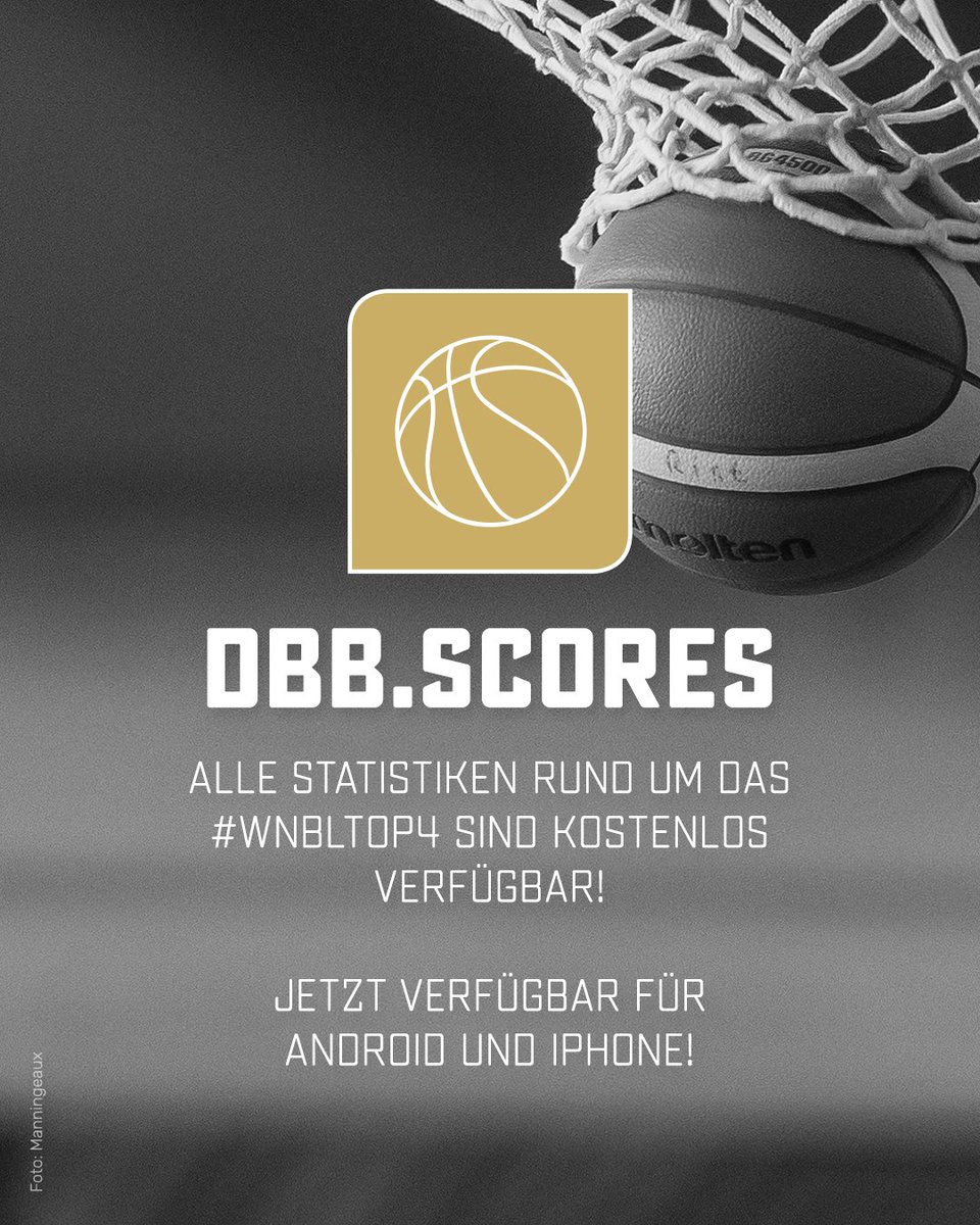 Alle Statistiken des gesamten #WNBLTOP4 Wochenendes in Berlin sind in der DBB.SCORES-App kostenlos verfügbar!
📲 jetzt herunterladen: bit.ly/TOP4-Stats