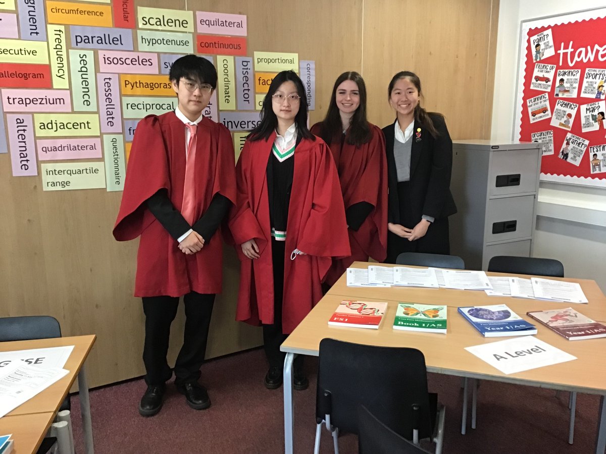 newhallmaths's tweet photo. Thanks to our Mathematics Prefects for helping out on a busy open morning in the mathematics department. #newhallmaths #BSiL #openmorning https://t.co/UKyXMI24EY