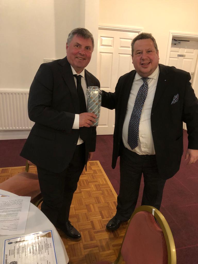 DerbysFreemason's tweet photo. A Big #Derbyshire welcome to Jon Fletcher who was I initiated yesterday evening at the St Werburga Lodge #Derby. Congratulations from the @Porchway Club, for all New &amp; Young #Freemasons 
#DerbyshireFreemasons 🙌 https://t.co/1TrPtIJGc0