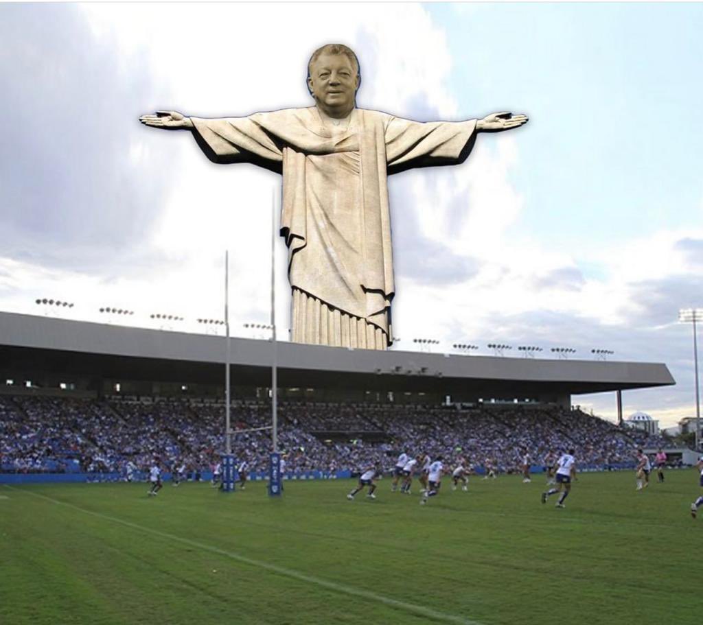 nrlfact's tweet image. New statue erected at Belmore