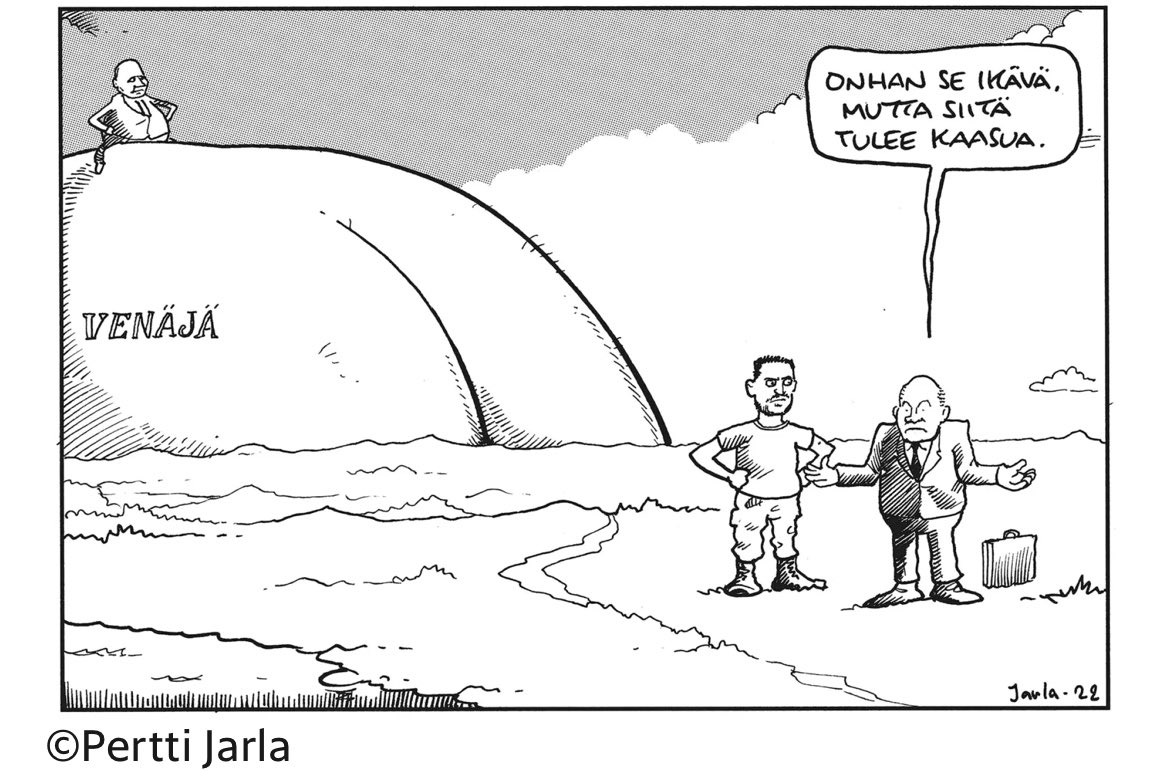 Osui ja upposi: päivän #Jarla.
hs.fi/sarjakuvat/jar…