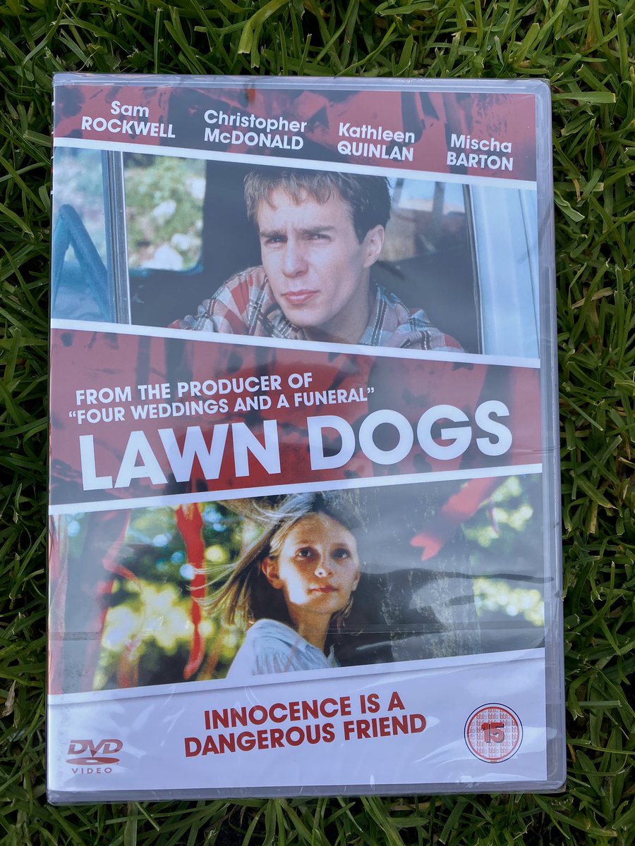 DavidHughesTwit's tweet photo. eBay purchase: haven’t seen it in 25 years and it isn’t streaming anywhere. Will it hold up? #LawnDogs #SamRockwell https://t.co/VQYc9KHjmG