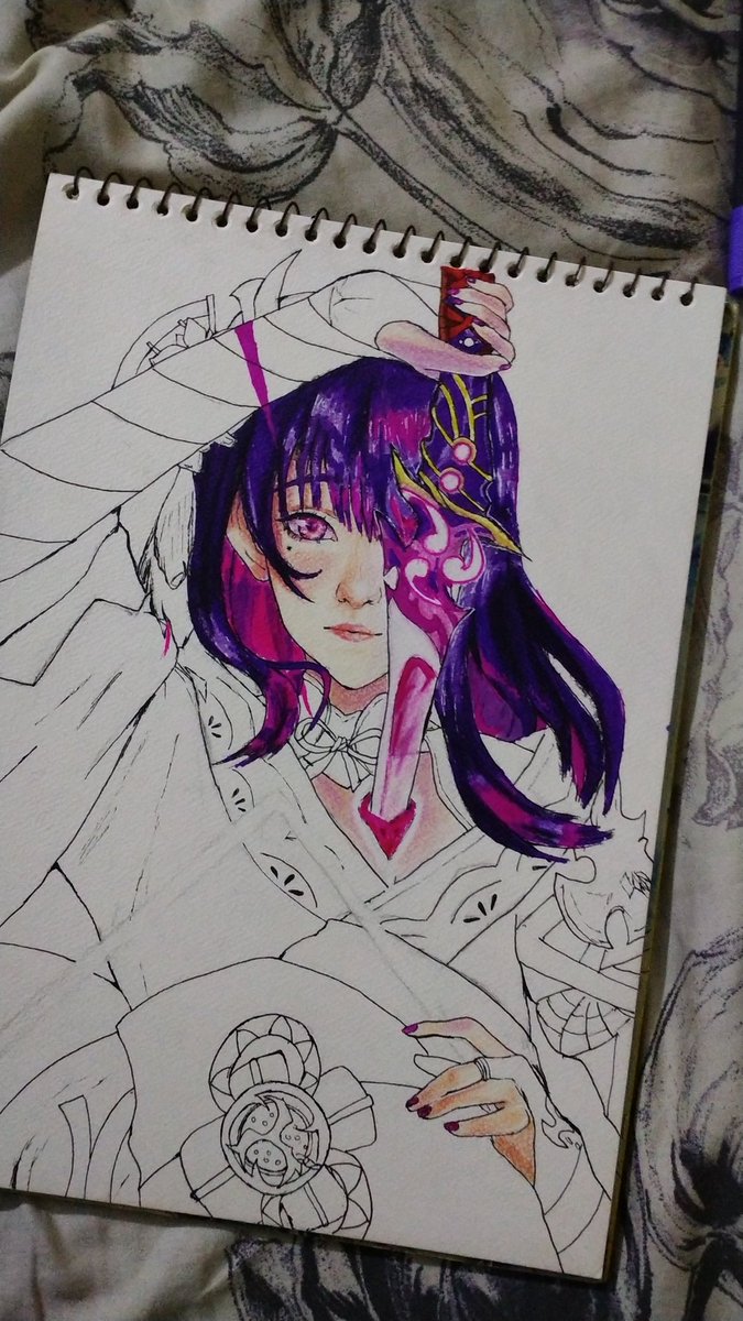 Raiden Shogun in my artstyle 🌸❤️
#Raiden #Raiden_Shogun #GenshinImpact #Ayato #art #moots