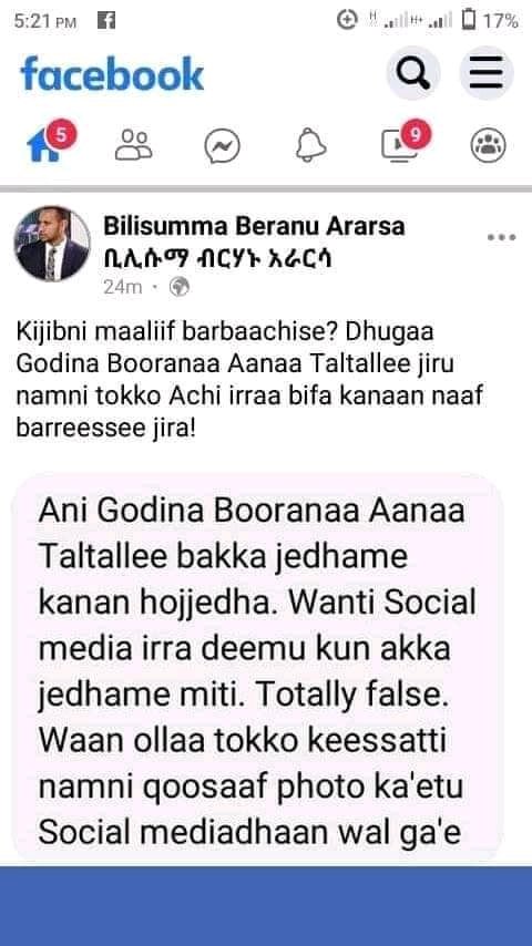 BonsaJaal's tweet photo. Lafa dhallii namaa akka qotiyyoo lafa qotachaa jirtuutti kaabinoonnii godina booranaa rakkoo uummataa dhoksuuf kijibaa suuraa ka’uufi akkas godhatanii jedhanii itti qoosuu 
Yaa rabbii uummata oromoo qaabadhii!

Suuraa godina booranaati! https://t.co/GYjBkdyPPI