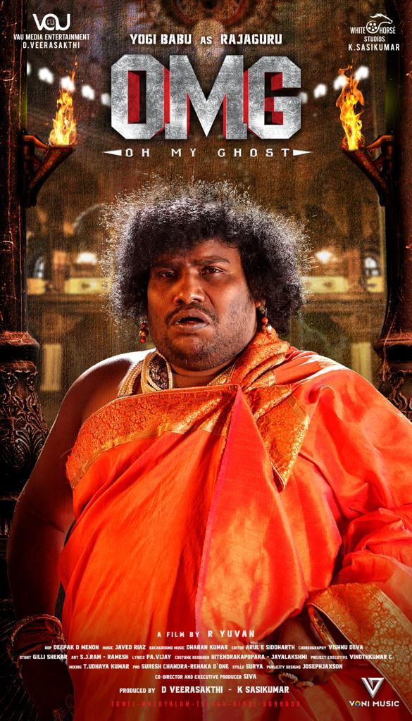 #OhMyGhost #OMG <a href="/iyogibabu/">Yogi Babu</a> Character poster <a href="/sunnyleone/">Sunny Leone</a> <a href="/actorsathish/">Sathish</a> <a href="/dharshagupta/">❤️Dharsha❤️</a> <a href="/thilak_ramesh/">Ramesh Thilak</a> <a href="/arjunannk/">Arjunan Actor</a> <a href="/thangadurai123/">Thangadurai</a> <a href="/yuvan_dir/">yuvanprabhu</a> @javeddriaz <a href="/dharankumar_c/">Dharan kumar</a> <a href="/deepakdmenon/">Deepak D Menon</a> <a href="/editorsiddharth/">Arul E Siddharth</a> Producers #DVeeraSakthi <a href="/sasikumarwhs/">Sasi Kumar</a> <a href="/donechannel1/">Done Channel</a> <a href="/WhiteHorseOffl/">White Horse Media</a> <a href="/vonimusic/">Voni Music official</a>