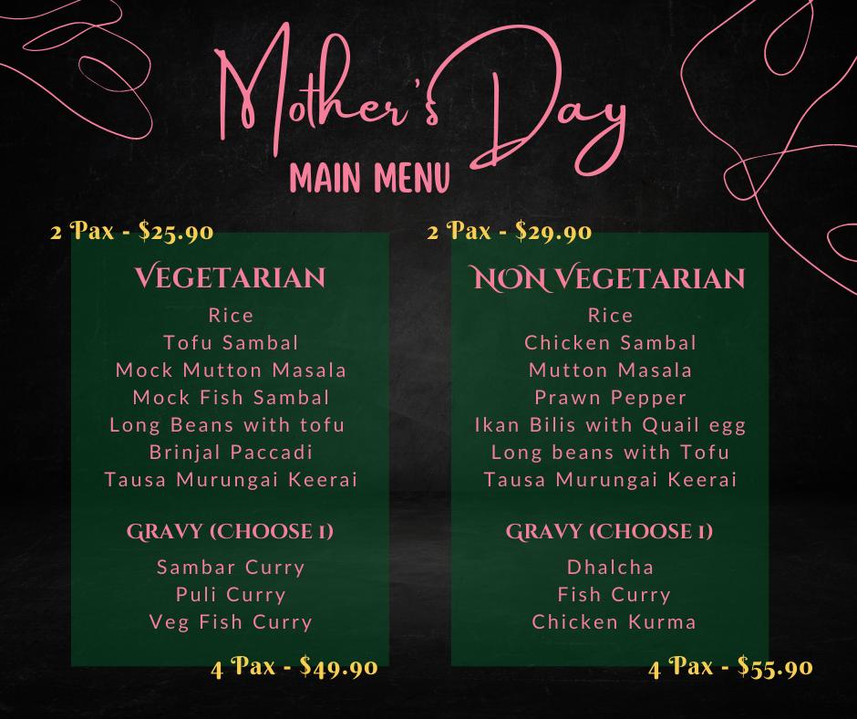 Aravin93's tweet photo. *MOTHER’S DAY FEAST!*

Hello All, any plans for Mother’s Day yet? If not, WE ARE HERE FOR YOU!
 
We are introducing our Nasi Ambeng - Indian Style promotion dinner for 7th and 8th May! 2 PAX and/or 4 PAX options are available.
 
Orders are closing on 05th May Thursday, 8pm. https://t.co/wJbnqcTxLP