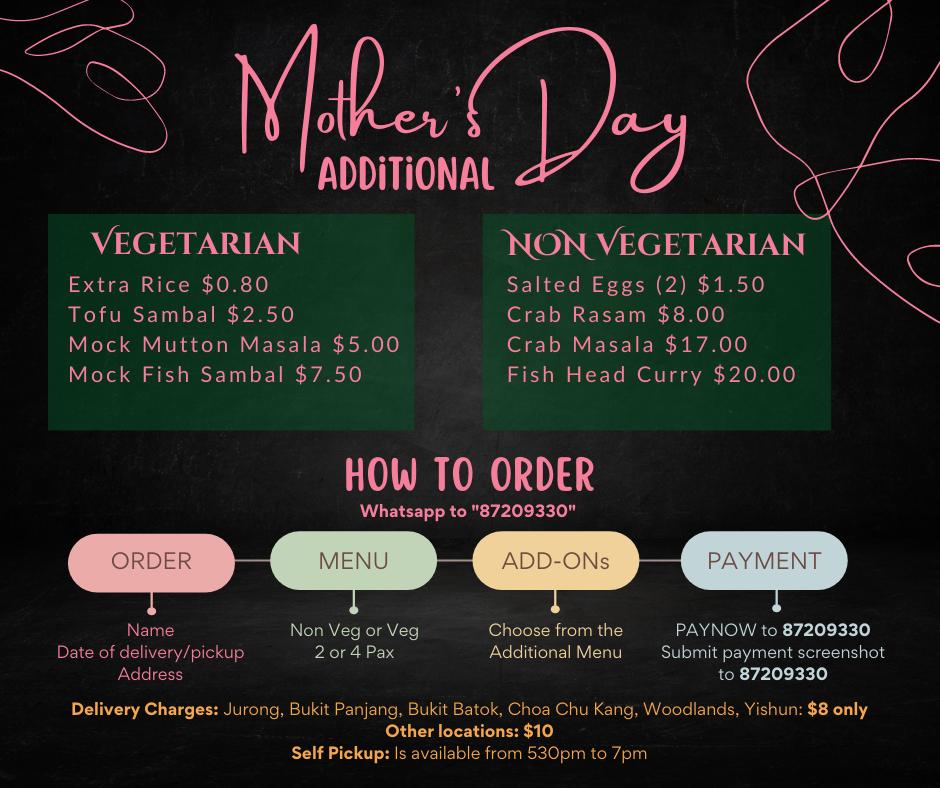 Aravin93's tweet photo. *MOTHER’S DAY FEAST!*

Hello All, any plans for Mother’s Day yet? If not, WE ARE HERE FOR YOU!
 
We are introducing our Nasi Ambeng - Indian Style promotion dinner for 7th and 8th May! 2 PAX and/or 4 PAX options are available.
 
Orders are closing on 05th May Thursday, 8pm. https://t.co/wJbnqcTxLP