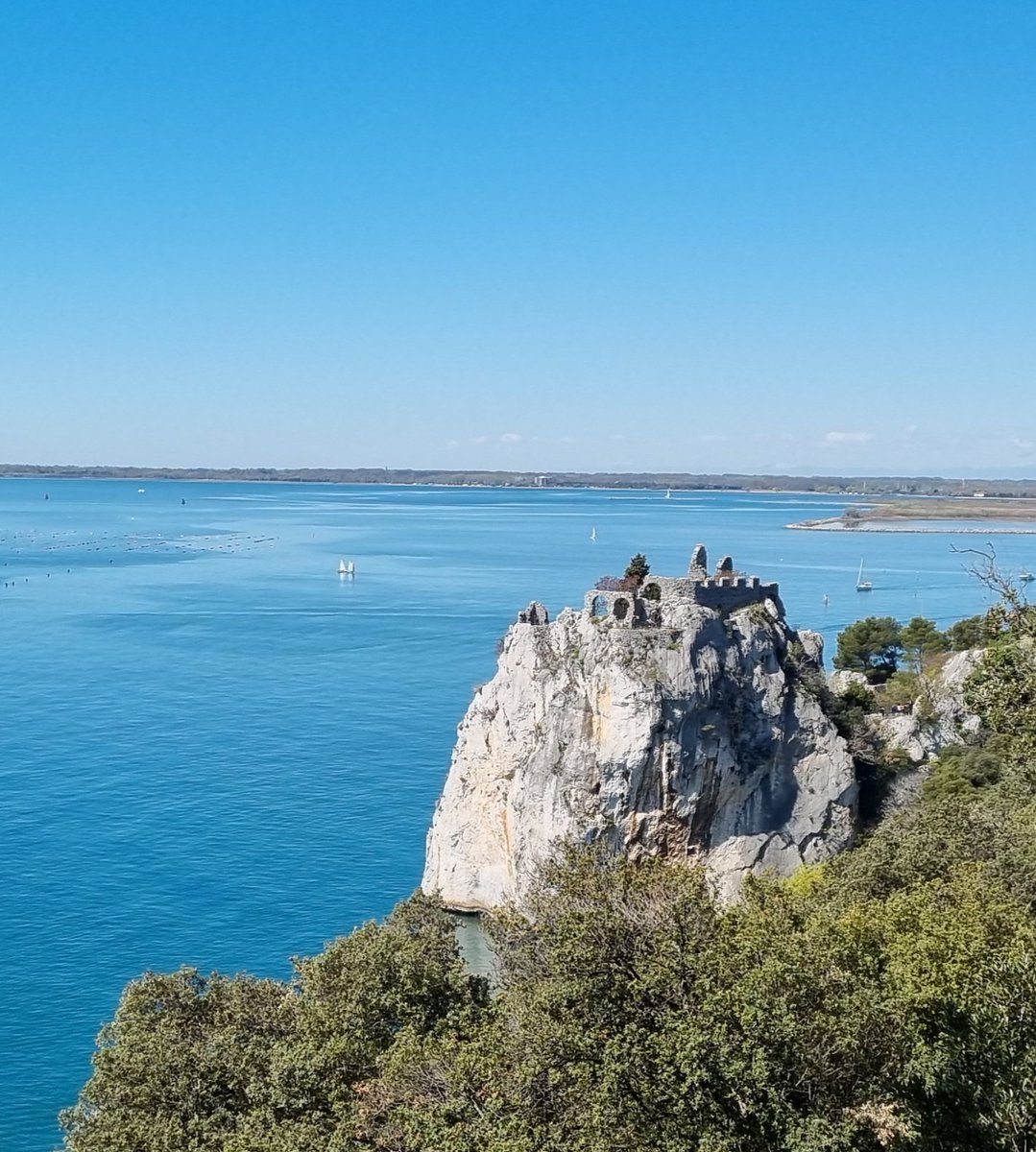 The #eleventhcentury #castle of Duino #medieval #Italian #architecture
