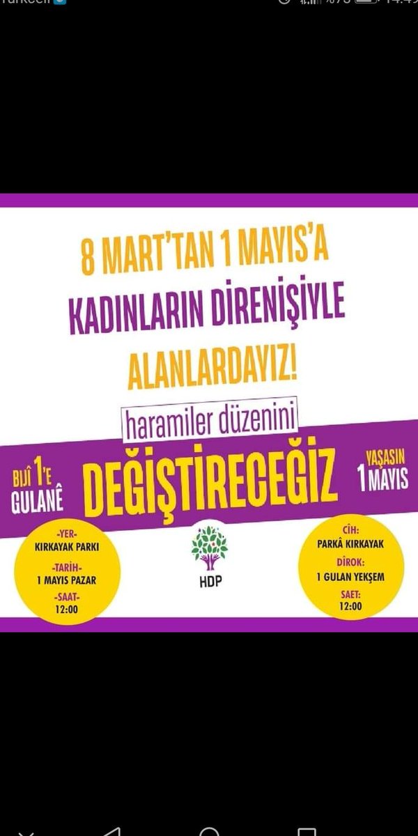 dilok_hdp's tweet photo. Yarın tüm kadınları halayımıza bekliyoruz... https://t.co/r3WzM5RUmZ