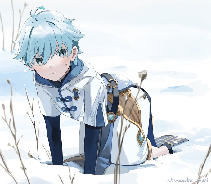 転んじゃった重雲
#Chongyun 