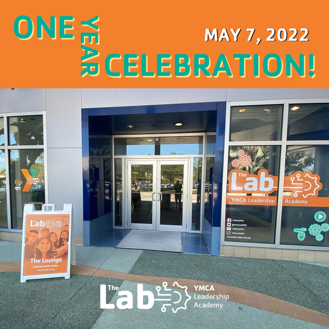 YMCAofSPBC's tweet photo. THE LAB is turning ONE YEAR OLD! Join us and celebrate on May 7th at 12p. We will have demos of the different programs offered, 1st year highlights and much more! For more info,  contact James Rodriguez - 561-300-3204.

#OneYearAnniversary #THELABYMCA #ymcaspbc #celebration https://t.co/uCbO74jQpc