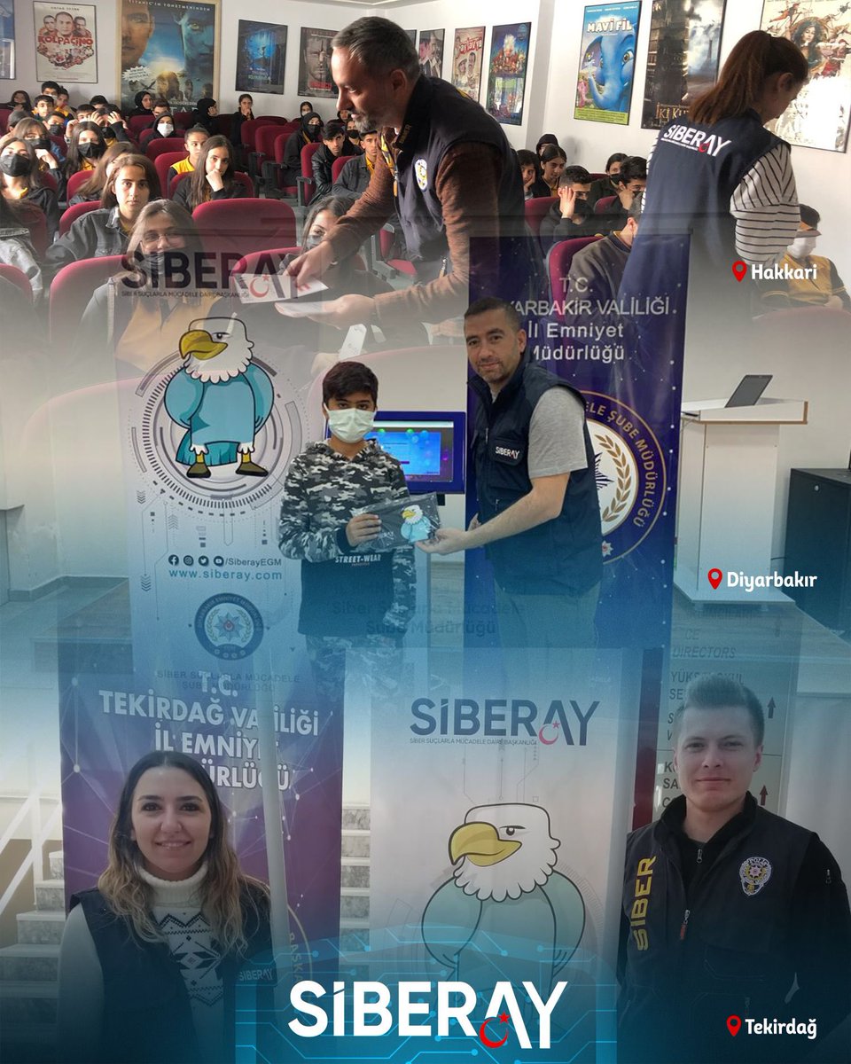 🎒Okul seminerleri
🏁Fuar alanları

📌Çeşitli etkinliklerle vatandaşlarımızı bilgilendiriyor, bilgi yarışmamız ile kazananlara sürpriz hediyeler dağıtmaya devam ediyoruz.🎁

#SİBERAYHerYerde 
#SİBERAY🌙
