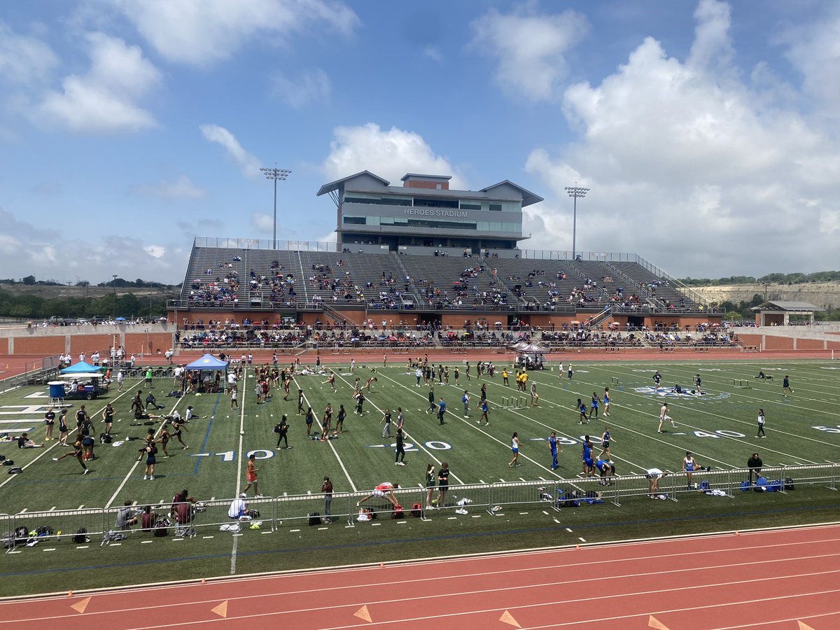 Beautiful day for our Region IV Track meet! Let the fun begin!