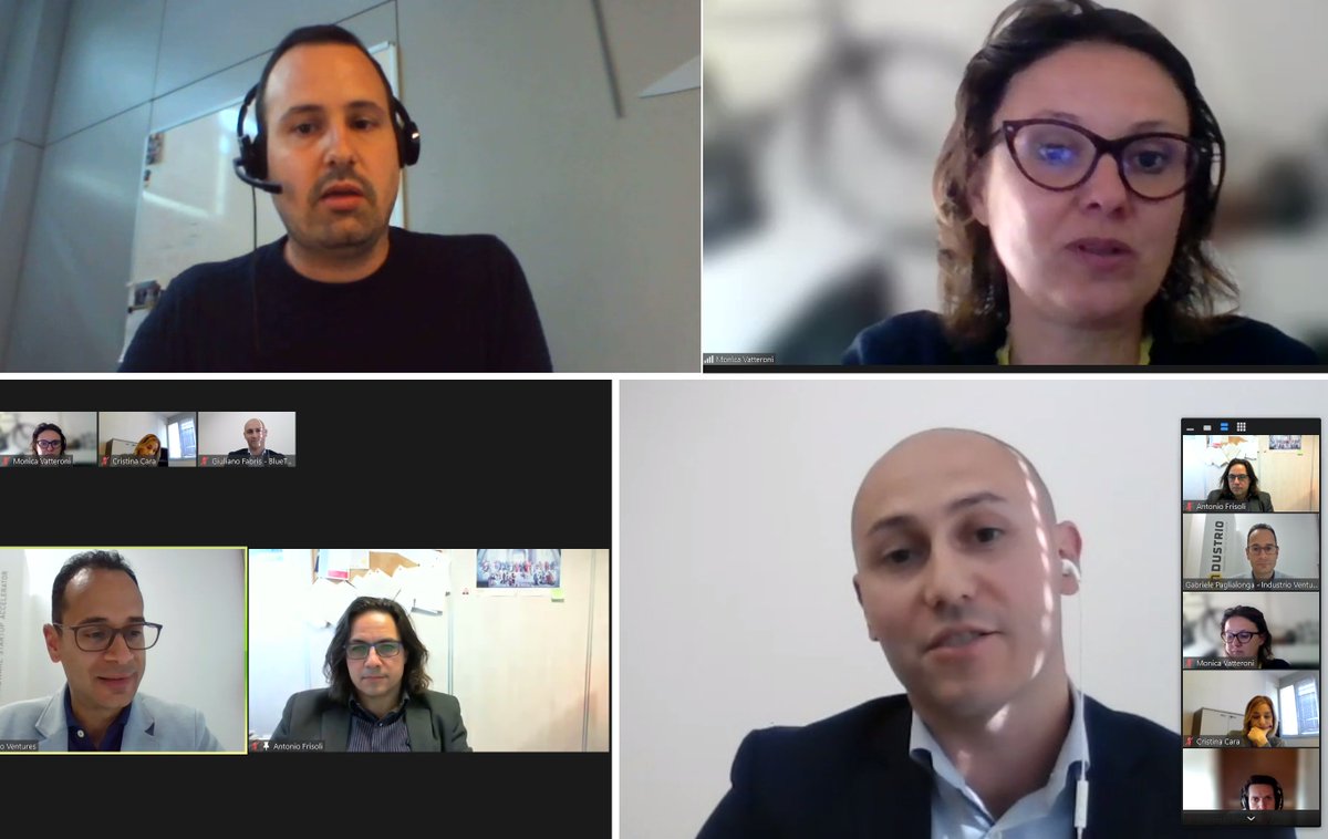 Industriofund's tweet photo. Qualche altro scatto dell'Industrio Talk "Dolomiti Innovation Valley. Il progresso è una maratona", con il ricercatore #FBK Matteo Testi, Monica Vatteroni CEO e co-fondatrice #EyeTech, Antonio Frisoli ordinario di robotica SSSA, Giuliano Fabris account manager #BlueTensor 🚀 https://t.co/hAwK39pqlg