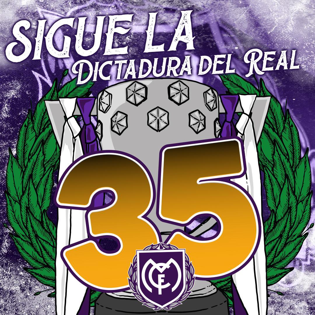FondoSur_1980's tweet photo. ¡CAMPEONES DE LIGA! 🏆
#CAMPEON35 #HalaMadrid #RealMadrid https://t.co/2aE3fMUZS6