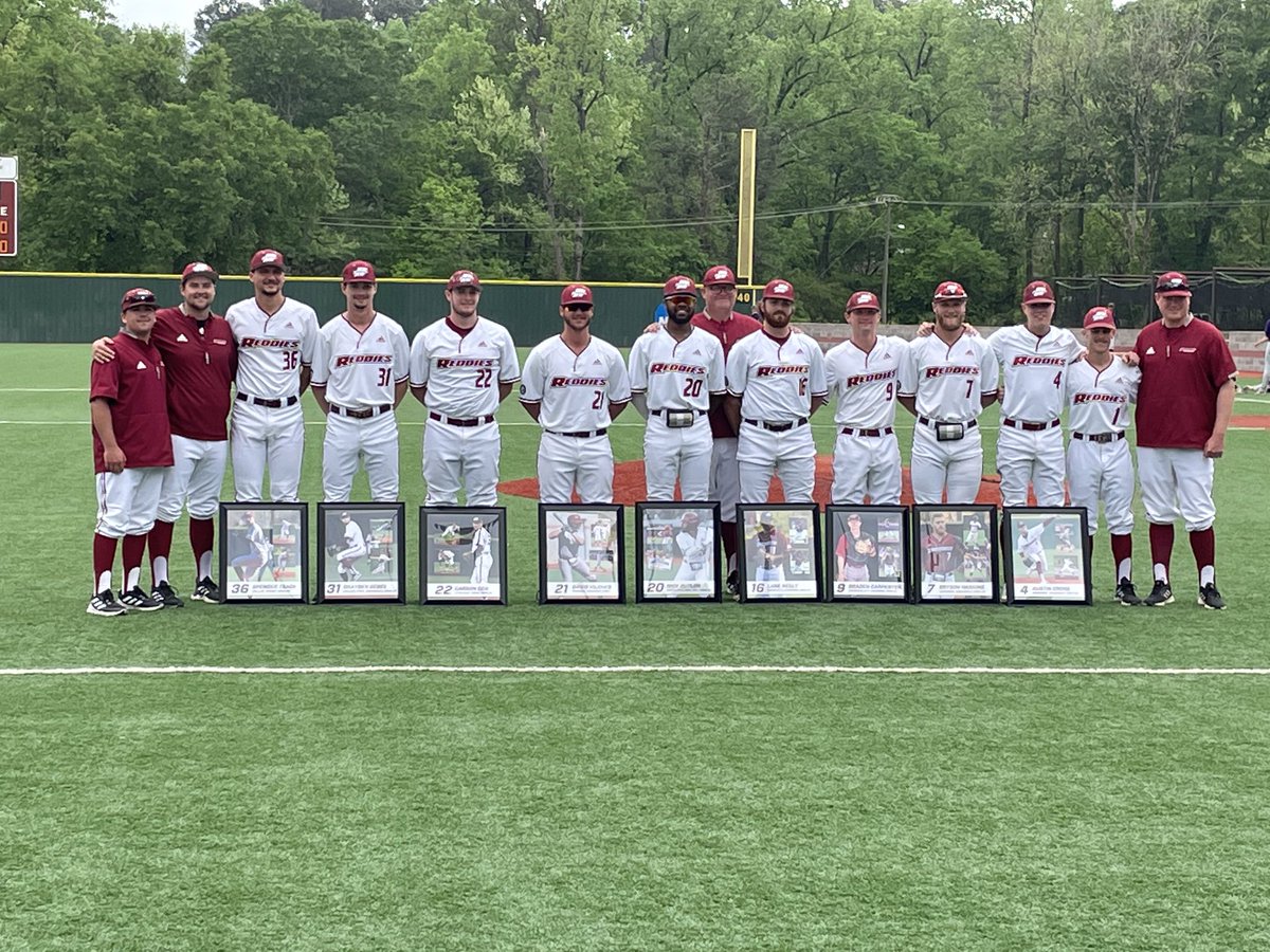 ReddieBaseball's tweet photo. Congratulations to our 2022 seniors!

These guys have already led us through a record-setting season, but it’s not over yet 🔥

#NoMereBeast https://t.co/LybNEdloOz