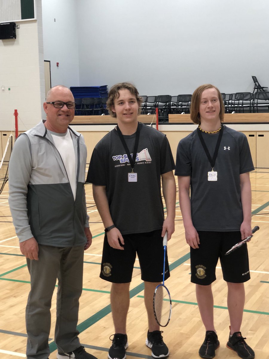 Ethan McLean and Jake Powell CVAC boys doubles winners.  Congrats guys well done!