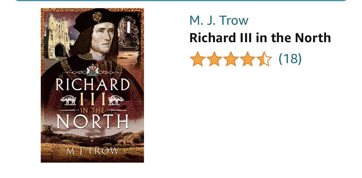 A throughly enjoyable read #historical #RichardIII #MyDickon #MJTrow #WarOfTheRoses