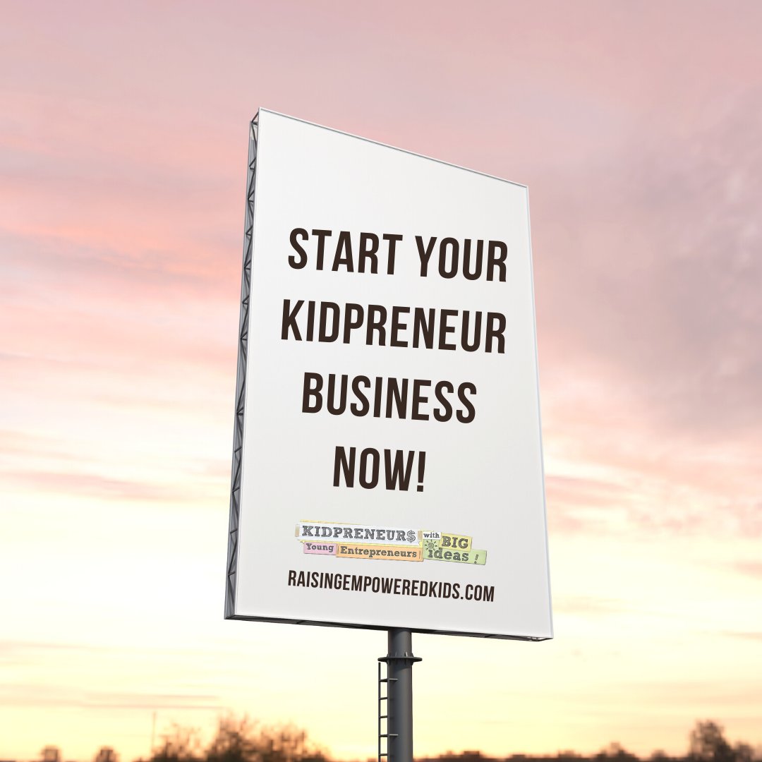 If you need a sign to start your Kidpreneur business, 𝐡𝐞𝐫𝐞 𝐢𝐭 𝐢𝐬!!🪧👏🏼⁣
⁣
Empowering kids through entrepreneurship and financial literacy while strengthening their growth mindset🌟 kidpreneursacademy.com⁣
#Entrepreneurs #entrepreneurship