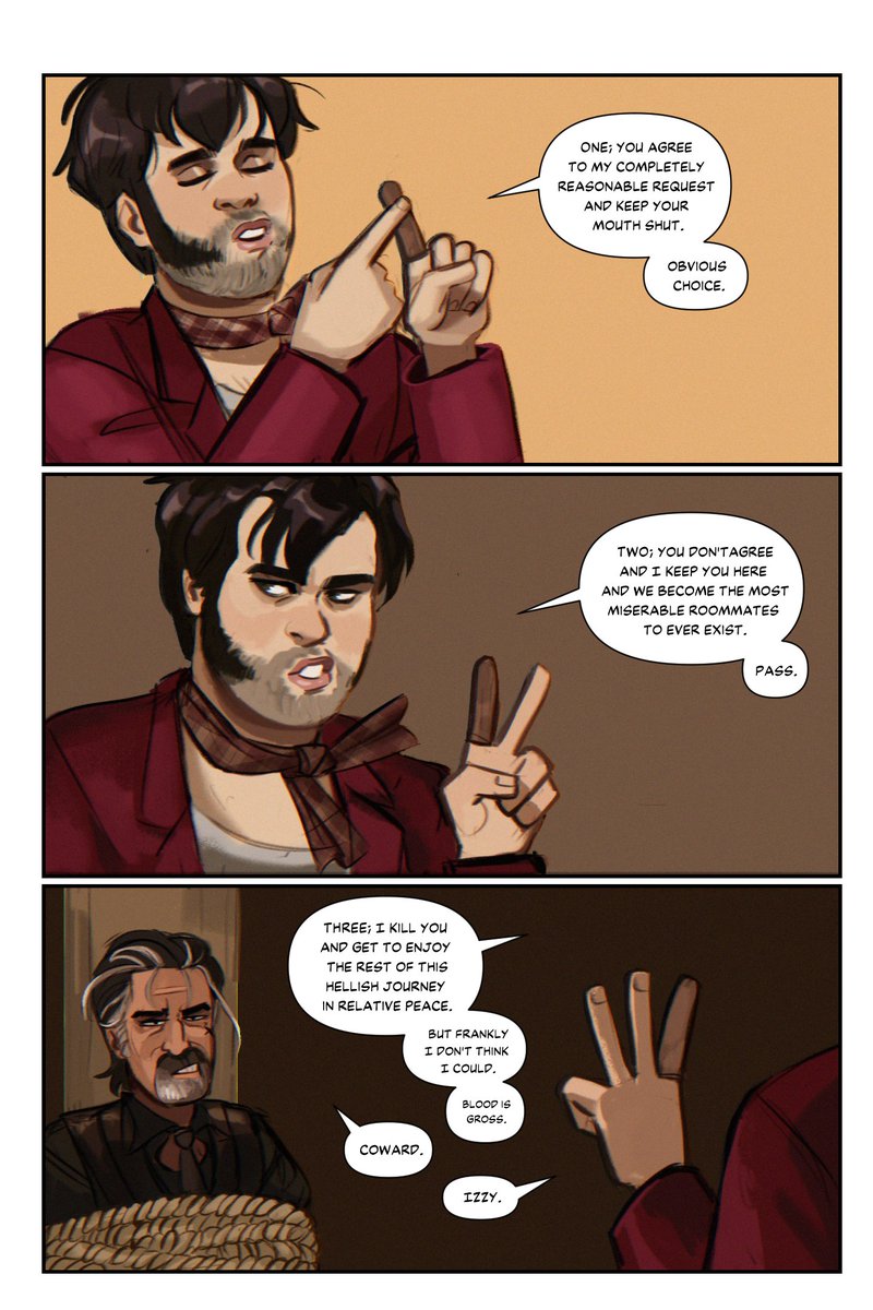 The Walls are Talking Pgs 7 &amp; 8

Sorry Izzy :c

#OurFlagMeansDeath 