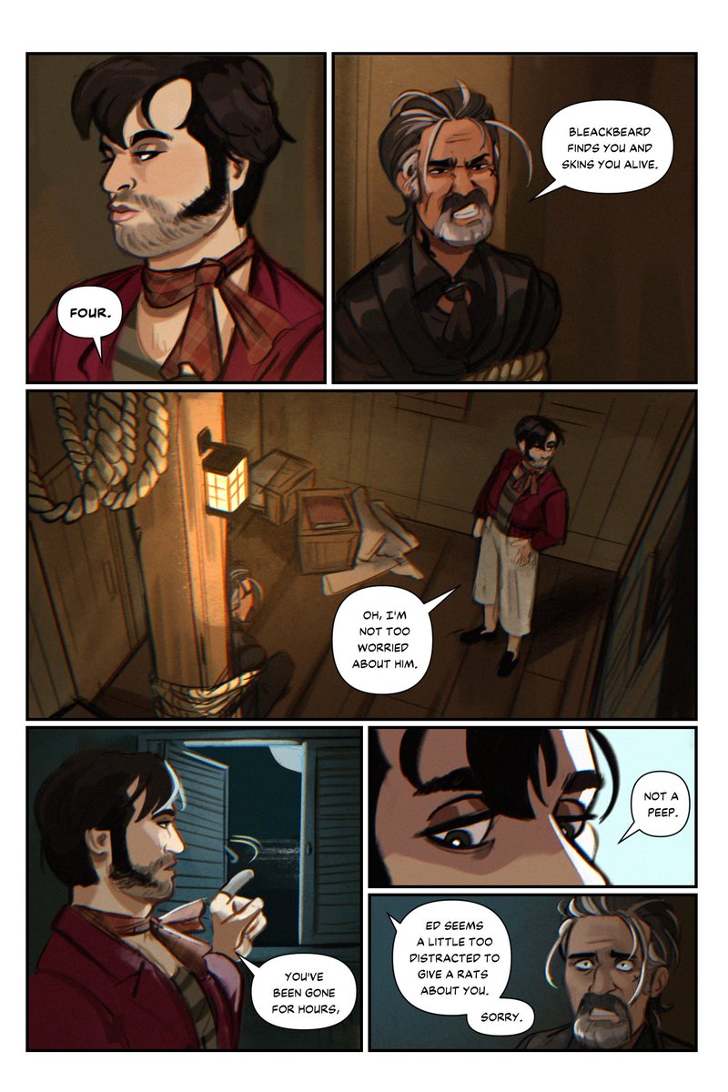 The Walls are Talking Pgs 7 & 8

Sorry Izzy :c

#OurFlagMeansDeath 