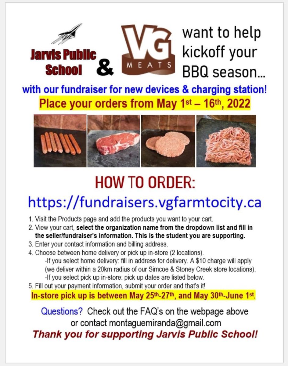 Get ready for BBQ season and support our awesome parent council at the same time. They generously provide spaces and supplies for our kids and are always dreaming up new ideas to make learning and life as Jets top notch! <a href="/GEDSB/">Grand Erie District School Board</a>