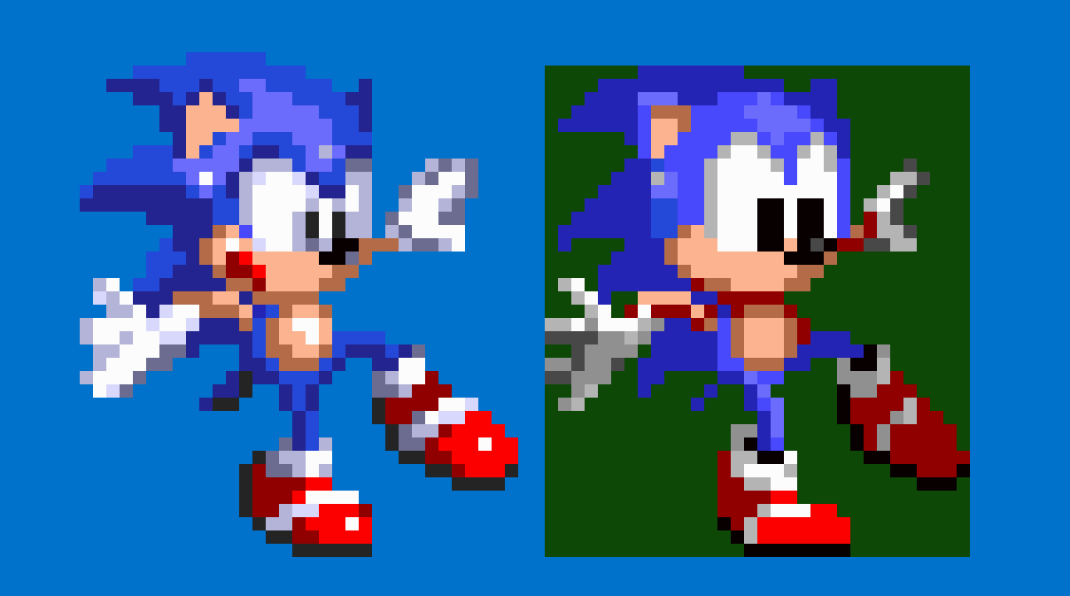 AudioReam on X: I've done one of Sonic's 'Uneasy Balancing' Sprites from  Sonic 2 as a Super Sonic Sprite.  / X