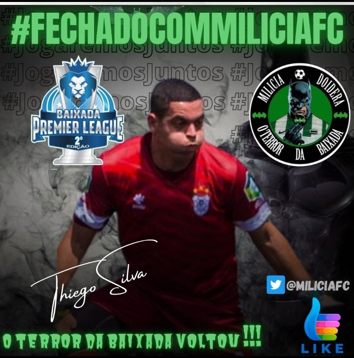 MiliciaFc's tweet photo. Fechado com o Milícia F.C ⚽

Goleiros: Leonardo e Thiego 

#Julhoélogoali 🤘🏽���🖤🚀 https://t.co/7a2ifqsg1X