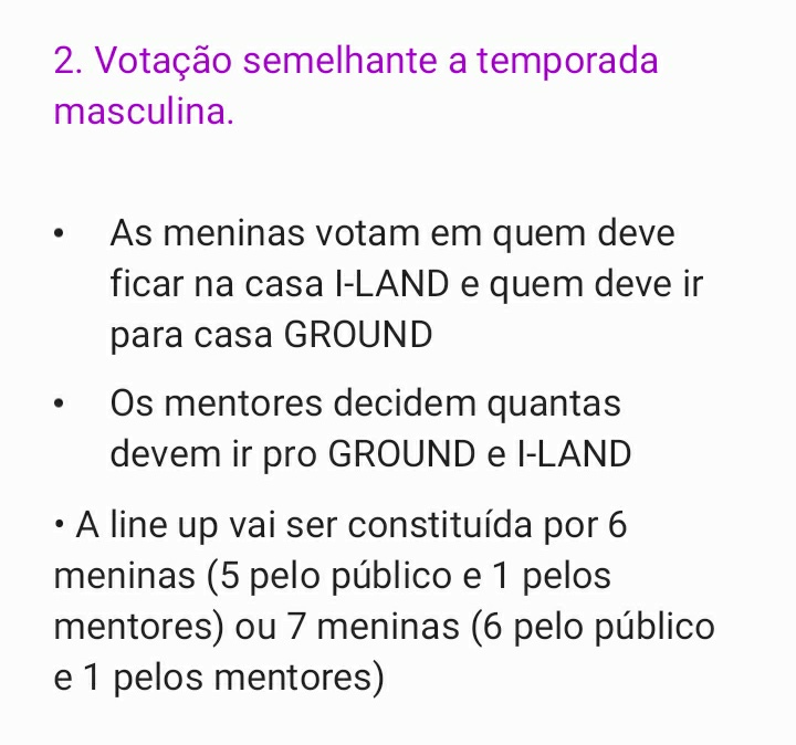 ILLITBrazil's tweet photo. [📝] Principais rumores que temos sobre o I-LAND 2.

©️ iland2v2, iland2fav

#I_LAND2 #ILAND2 #아이랜드2 https://t.co/stM3s3IKi7