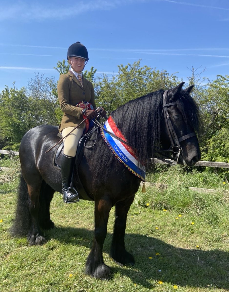BromsGirlsPE's tweet photo. Congratulations to Amy P who won the Royal international horse show junior large breeds qualifier today and was also crowned Champion Junior @BromsSchool https://t.co/pUwEpDecJW