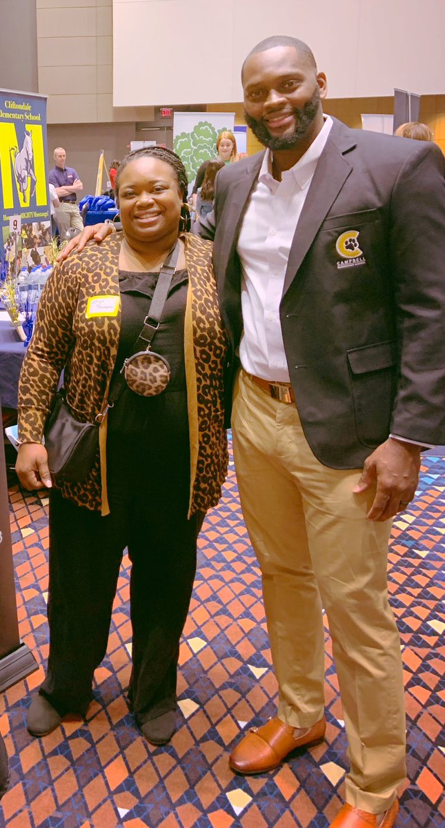 ADNspire's tweet photo. Thoroughly enjoyed the @FultonCoSchools job fair. Huge thank you to our team #Nix #ADavis @DeShuntaAdams for joining the show😄 and recruiting hard! Congratulations to our new Cougar #MsThompson 🤩. We are gearing up for greatness! 😉😏 @CampbellES_FCS https://t.co/ZNjyX7VU7E