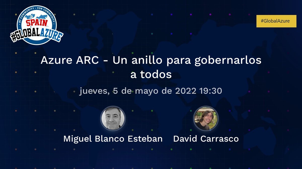 GlobalAzureES's tweet photo. Azure ARC - Un anillo para gobernarlos a todos con ＠heroescert https://t.co/v0iNScGhDb #GlobalAzure #Spain https://t.co/Tje2kx0xFL