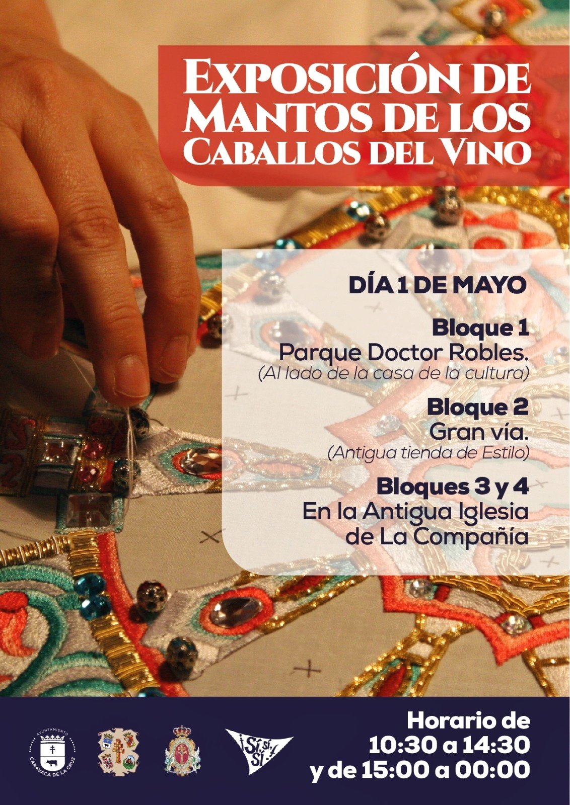 Ayuntamiento de Caravaca on Twitter: "🐴🧵Mañana se desvela el secreto mejor guardado. ¿Quieres saber dónde se exponen los "mantos" del encabezamientos 2022 las peñas integran Bando de los @caballosdelvino? @CaravacaFiestas #