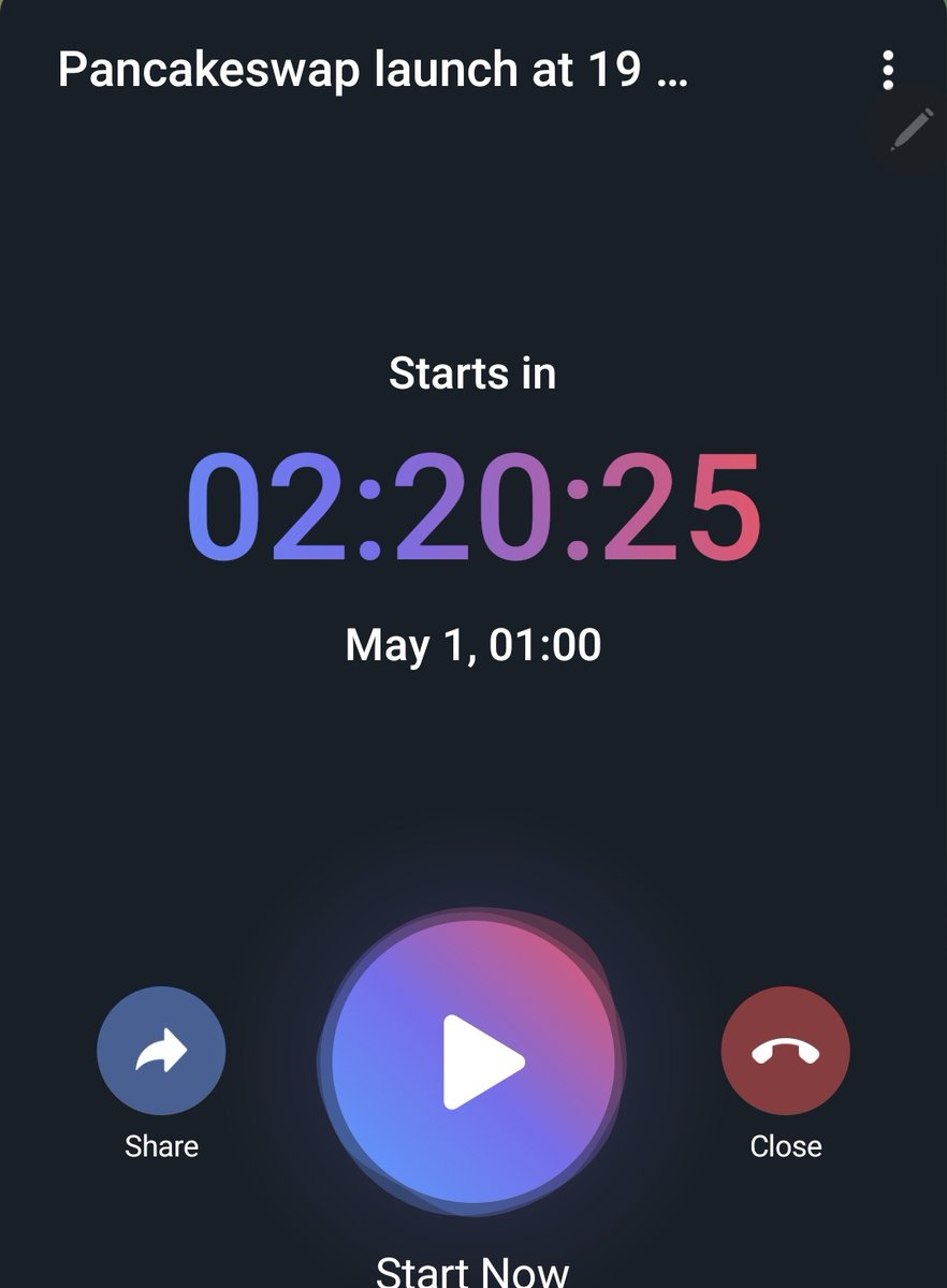 Pancakeswap launch at 19 UTC
pinksale.finance/#/launchpad/0x…