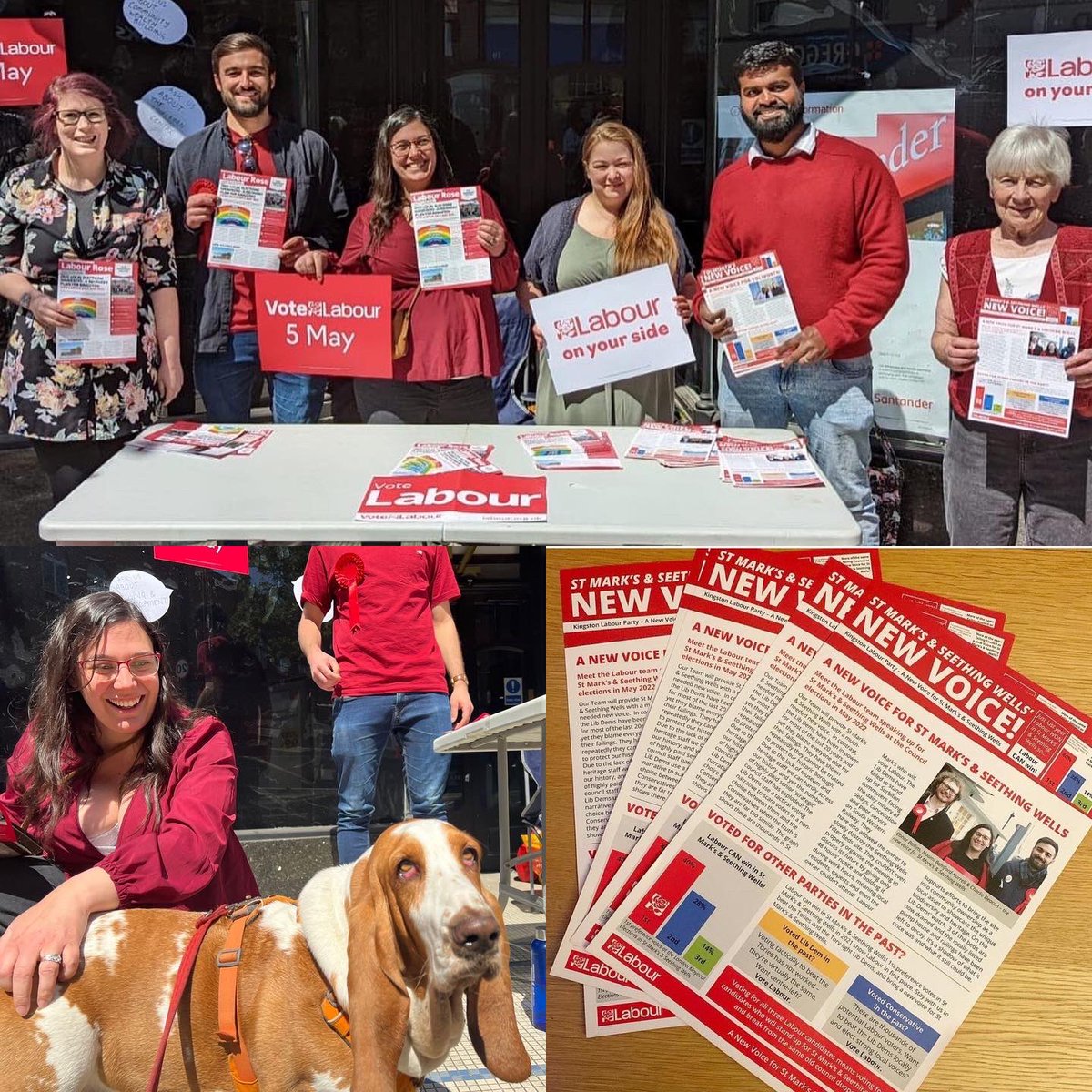 Our campaigners had a lovely sunny street stall in Surbiton today! ☀️

Kingston Labour would invest in services for children &amp; young people, such as sports, outdoor opportunities, youth clubs. 

We need to give young people the best possible start, &amp; the cuts don’t cut it. ✂️