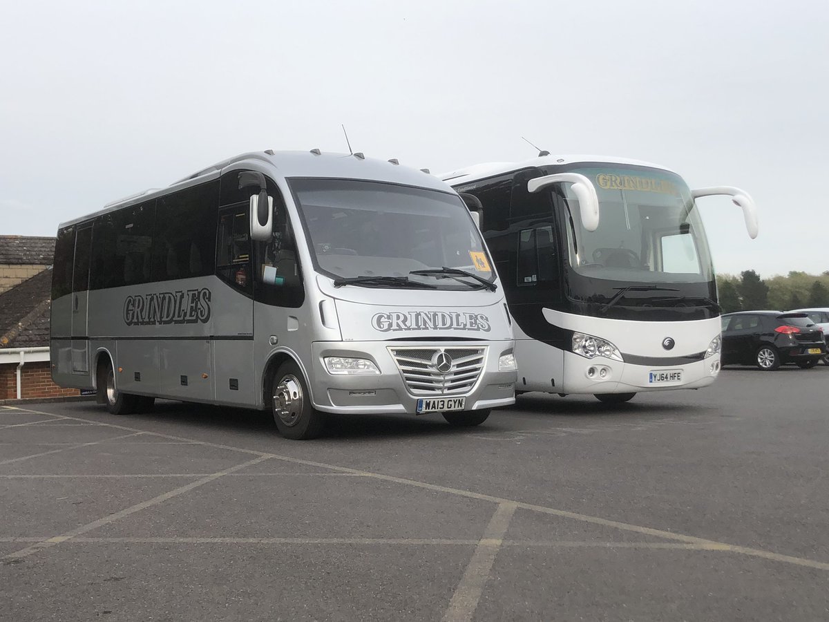 Our luxury 32 &amp; 29 seater midi coaches on a private hire to Kings College Taunton 😀🚌

Could these be a use to you? Then look no further contact us on admin@grindlescoaches.co.uk or 01594 822110 for a free no obligation quote.
#grindlescoaches #travelwithgrindles #gowithgrindles