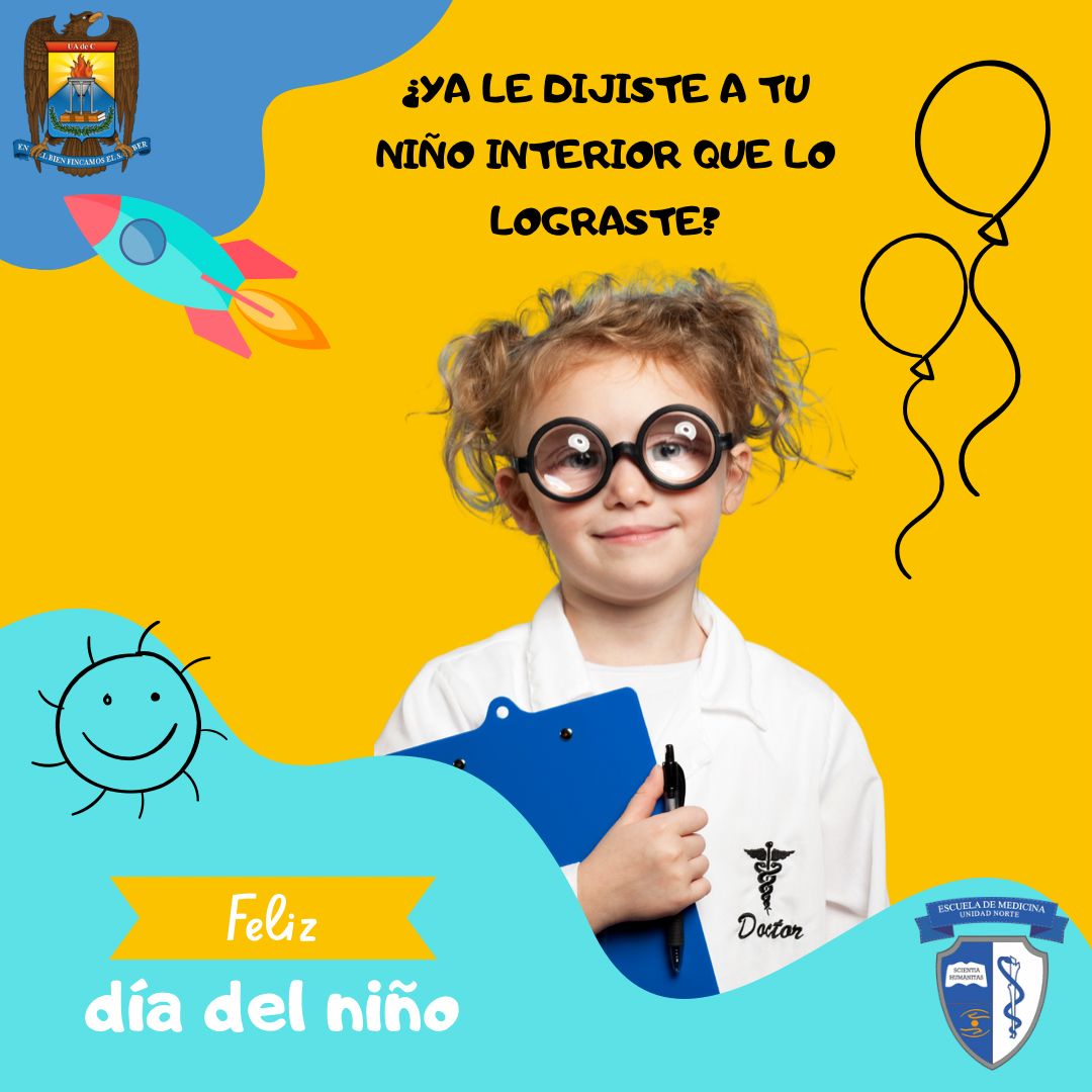 EMUN_UAdeC's tweet photo. ¿Ya le dijiste a tu niño interior : LO LOGRASTE? 
¡Feliz día! 👧🏼🧒🏻👦🏽👨🏽‍⚕️👩🏻‍⚕️🧑🏼‍⚕️ https://t.co/yfuqsvmlai
