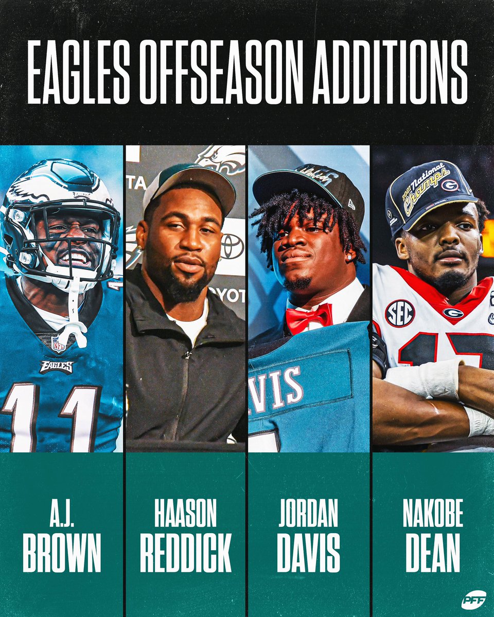 PFF's tweet photo. All hail the Eagles offseason 🙌 https://t.co/mk4PIc8Vw4