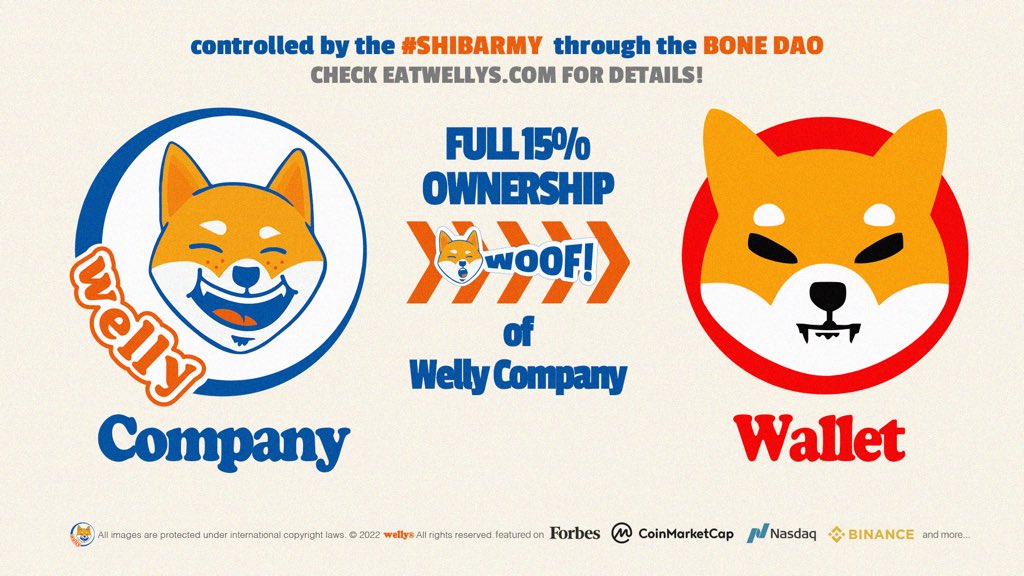 SHIBAFREAK's tweet photo. ICYMI: Fast food company Welly will grant 15% ownership to the Shiba Inu community. https://t.co/ttidHUKu5Q