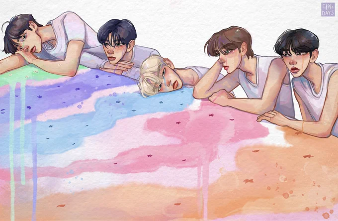 tear🌸 #Thursdays_Child #TOMORROW_X_TOGETHER #TXTfanart 